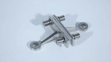 SS304 Stainless Steel 4 Arms Curtain Wall Spider Glass Fittings
