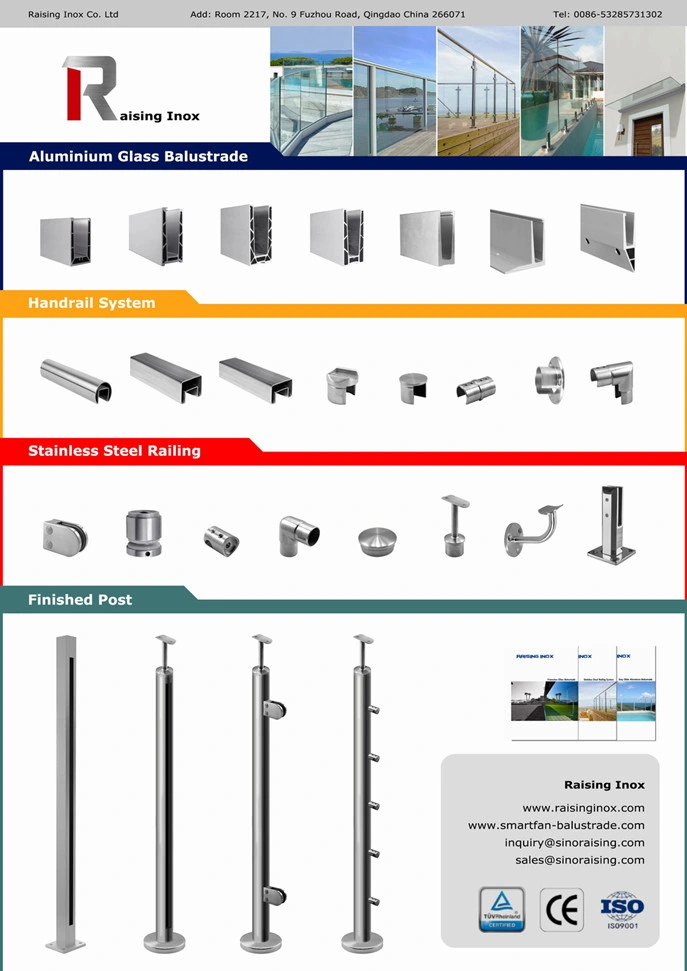 Stainless Steel Spigots Suit for Glass 12-16.76mm/Glass Clamp/Bottom Clamp/Spigot/Staircase