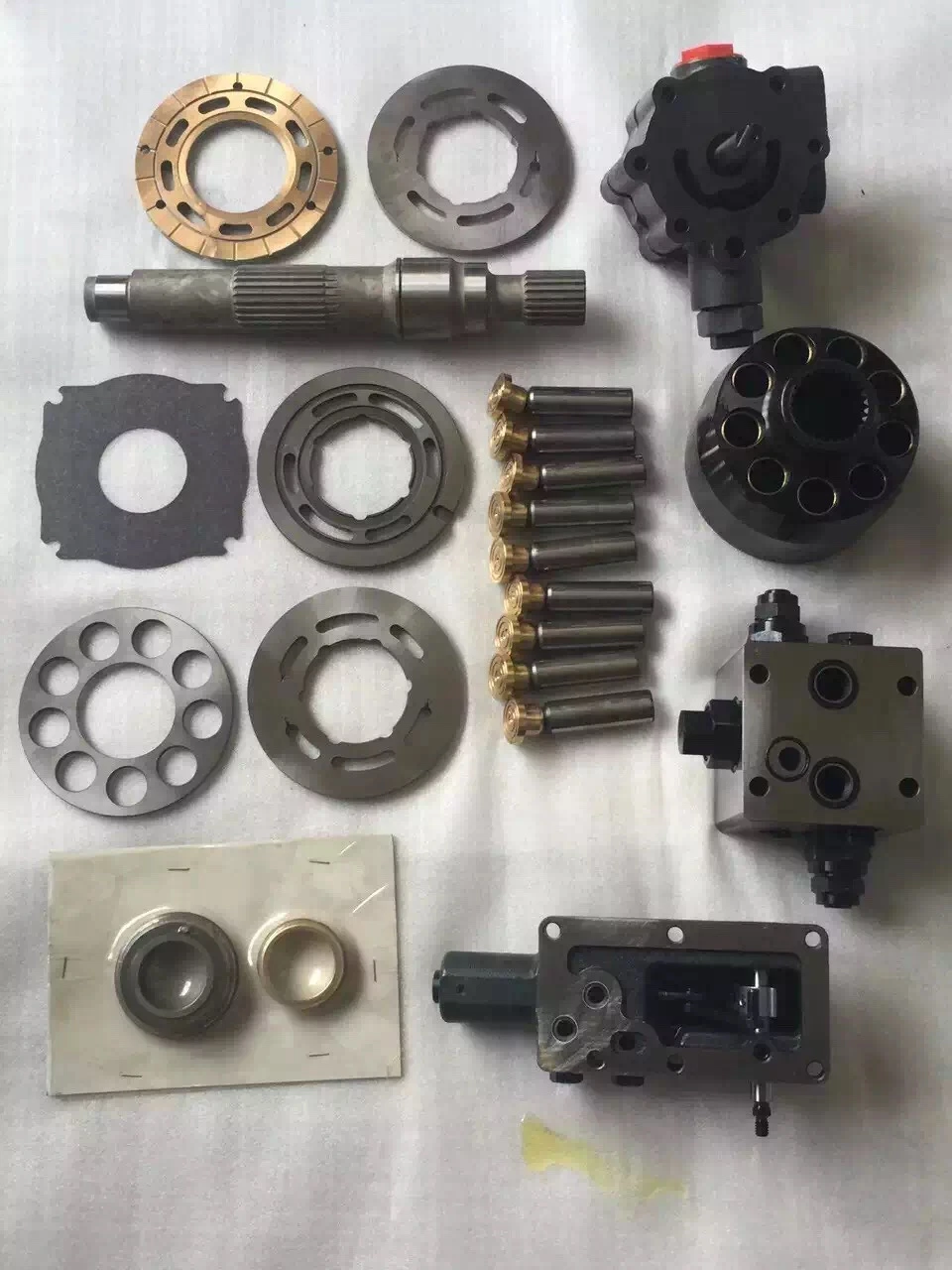 Rexroth A4vg125 Hydraulic Pump Spare Parts for Engine Alternator Cylinder Block, Piston, Valve Plate, Retainer Plate, Shaft, Swash Plate with Best Price Factory