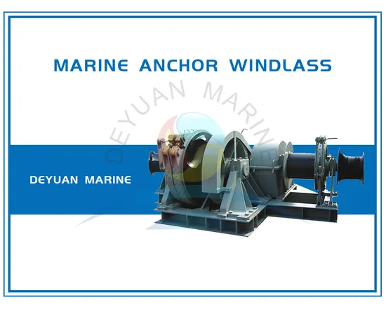 Electric Combined Anchor Windlass with Single Winch Single Warping Drum 
