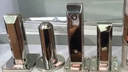 Stainless Steel 316 Swimming Pool Glass Railing Fitting Frameless Glass Pool Fence Chrome Glass Spigot Hardware 