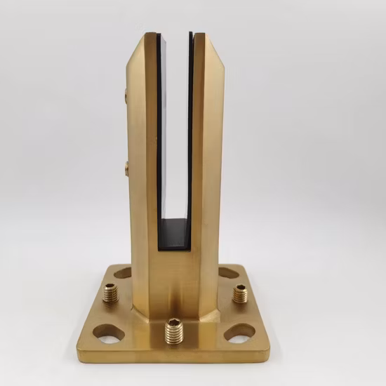 High Quality Stainless Steel PVD Coating/Satin Gold Brass Spigot for Swimming Pool Glass Fencing