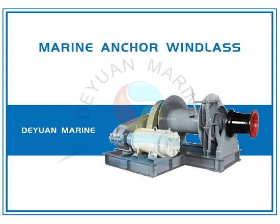 Single Gypsy Electric Deck Anchor Windlass for Boat 