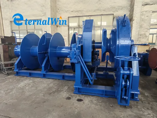 Customizing 10mm to 100mm Boat Single Gypsies Chain Hydraulic / Electric Anchor Windlass for Ship 